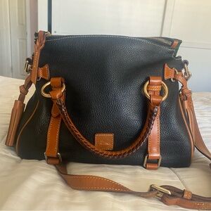 Dooney & Bourke Florentine Satchel Black and Brown